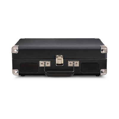 Crosley Cruiser Bluetooth Portable Turntable - Black + Crosley Entertainment Stand Bundle