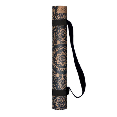 Yoga Design Lab Cork Yoga Mat 1.5mm Mandala Black