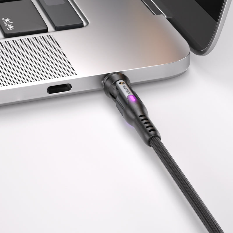 KeySmart STATIK PowerPivot Pro Cable - 2mtr USB-C to USB-C