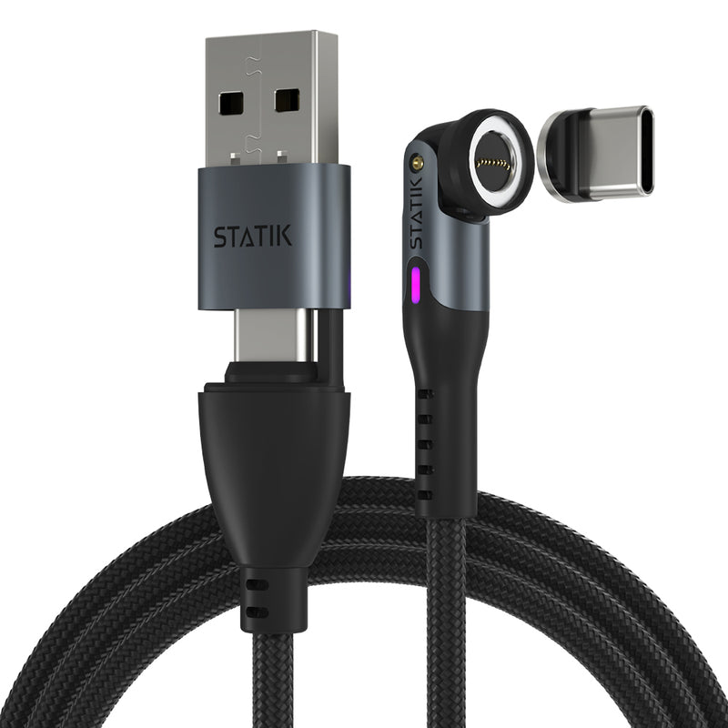 KeySmart STATIK Universal 360 Pro Magnetic Cable 2.0 - 1mtr