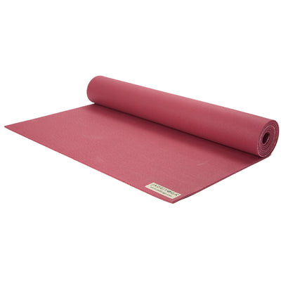 Jade Yoga Harmony Mat - Raspberry & Jade Yoga Cork Yoga Block - Small + Jade Yoga Plant Based Mat Wash - 8 oz Starter Kit