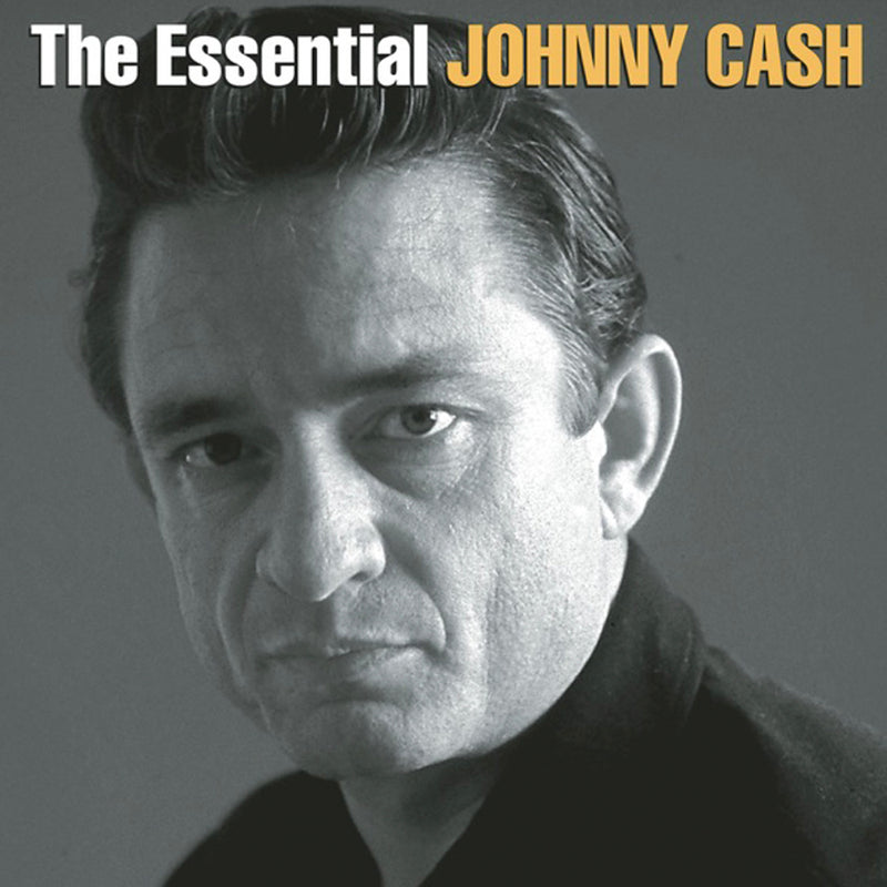Johnny Cash The Essential Johnny Cash Vinyl Album & Crosley Record Storage Display Stand