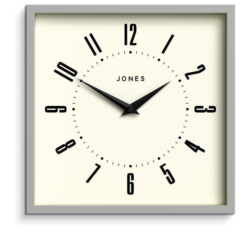 Newgate Jones Box Wall Clock Grey