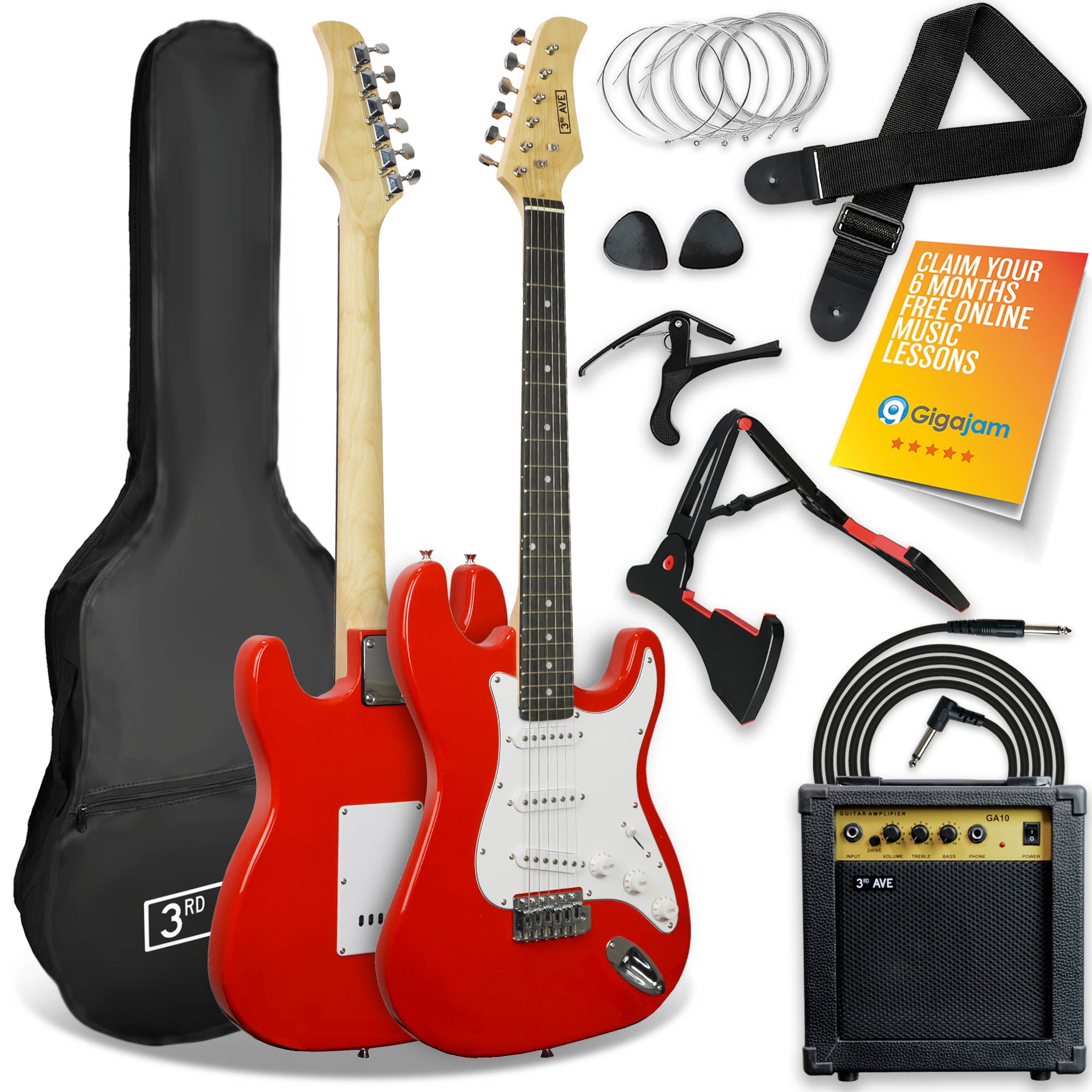 3rd avenue junior electric deals guitar pack