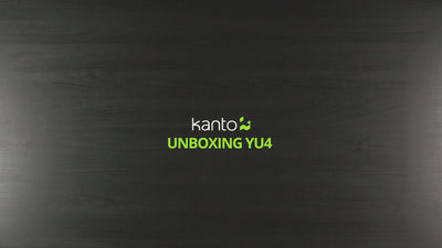 Kanto YU4 140W Powered Bookshelf Speakers with Bluetooth® and Phono Preamp - Pair, Walnut