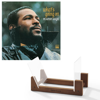 Marvin Gaye What's Going On - Vinyl Album & Crosley Record Storage Display Stand