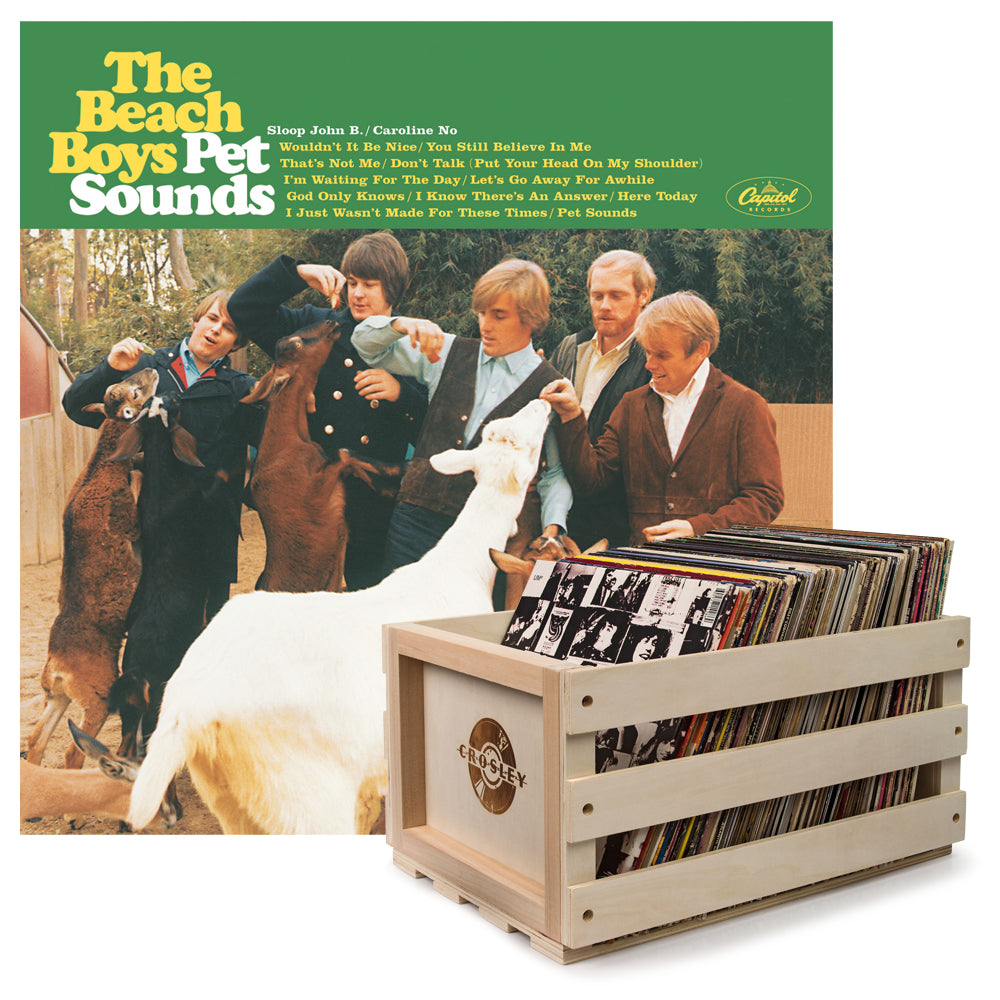 Crosley Record Storage Crate & The Beach Boys Pet Sounds - Vinyl Album –  iWorld Online