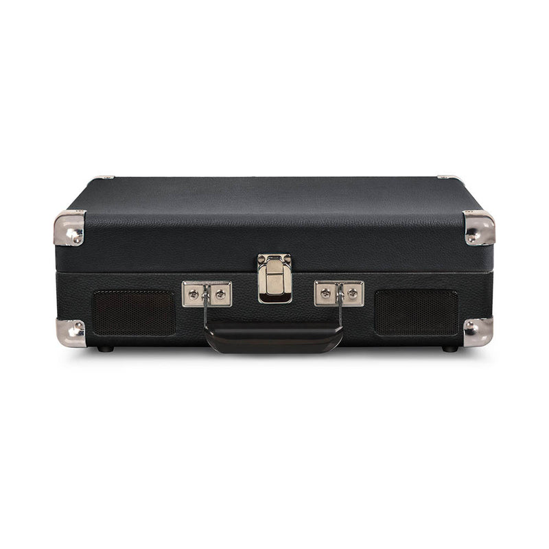 Crosley Cruiser Bluetooth Portable Turntable - Black + Crosley Entertainment Stand Bundle