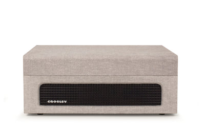 Crosley Voyager Bluetooth Portable Turntable - Grey + Bundled Crosley Record Storage Display Stand
