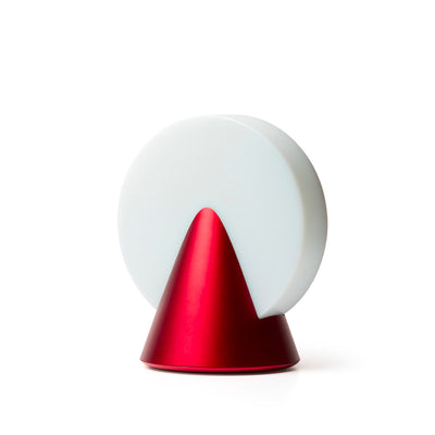 Lexon Conic Spherical Portable Led Lamp - Red