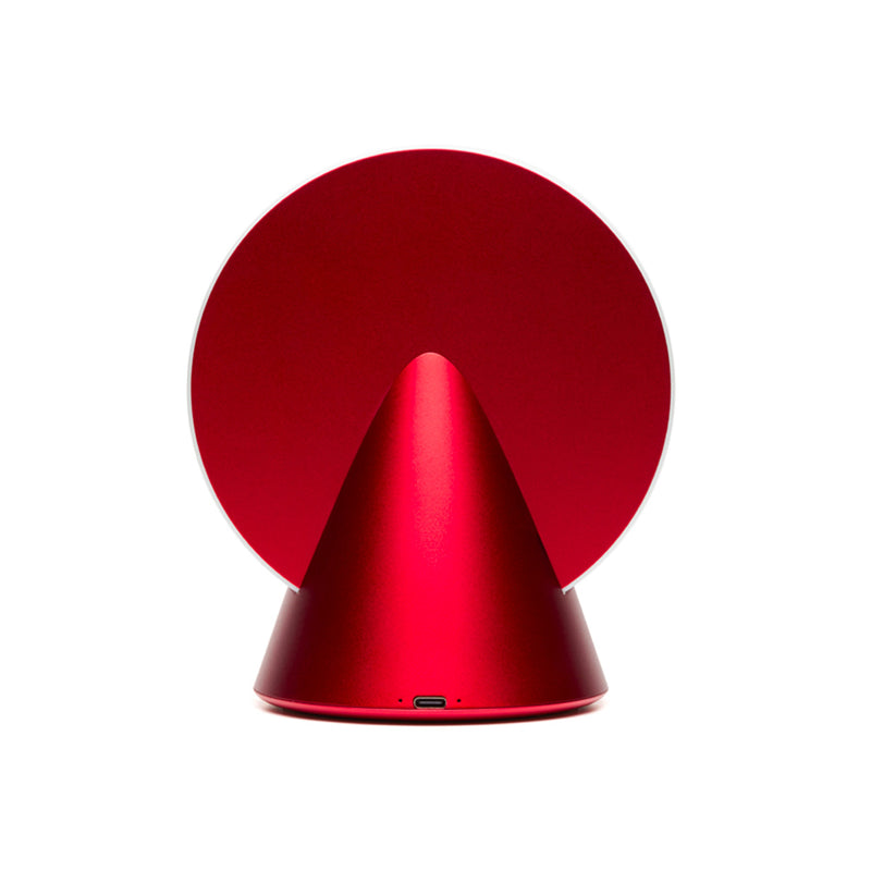 Lexon Conic Spherical Portable Led Lamp - Red