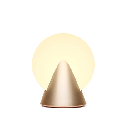 Lexon Conic Spherical Portable Led Lamp - Gold