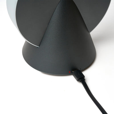 Lexon Conic Spherical Portable Led Lamp - Grey