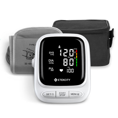 Etekcity Digital Body Weight Bathroom Scale, Black & Etekcity Smart Blood Pressure Monitor, White Bundle