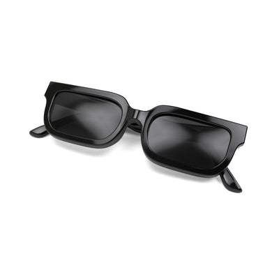 London Mole Icy Sunglasses Gloss Black / Black