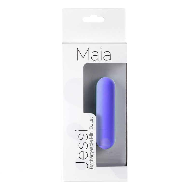 MAIA JESSI USB Rechargeable Super Charged Mini Bullet Purple