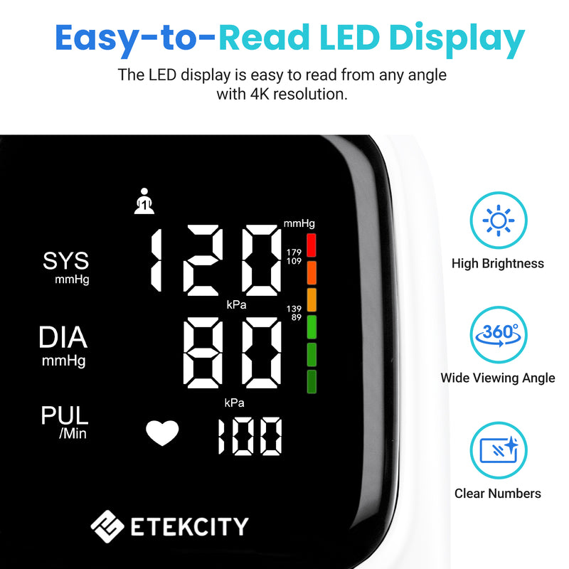 Etekcity Smart Blood Pressure Monitor - White