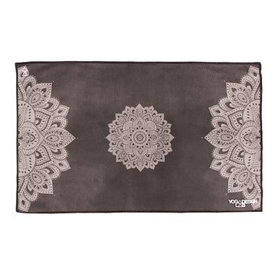 Yoga Design Lab Hand Yoga Towel Mandala Black