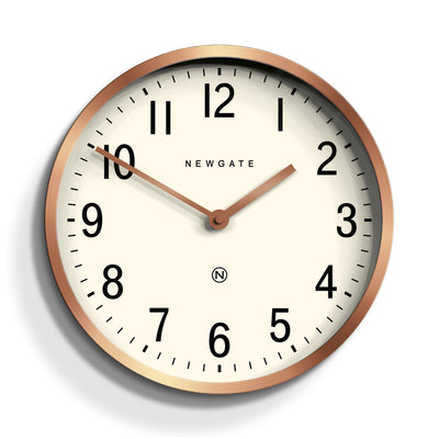 Newgate Master Edwards Wall Clock Copper