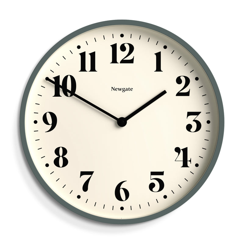 Newgate Number Two Wall Clock Asparagus Green