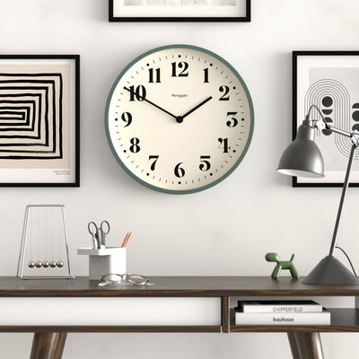 Newgate Number Two Wall Clock Asparagus Green