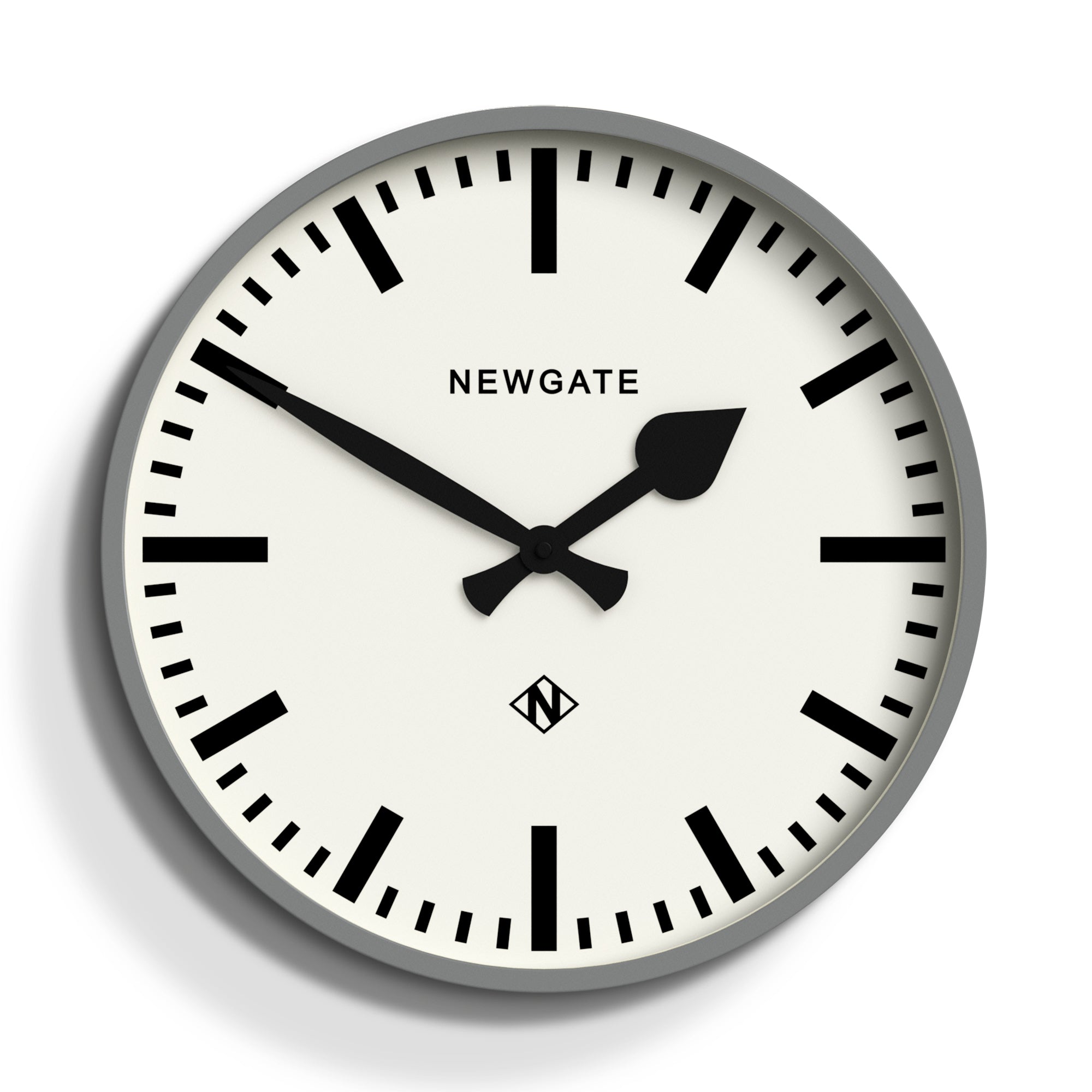 Newgate Railway Clock Grey – iWorld Online