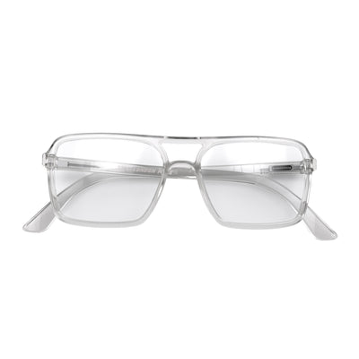 London Mole Spy Blue Blocker Glasses Transparent