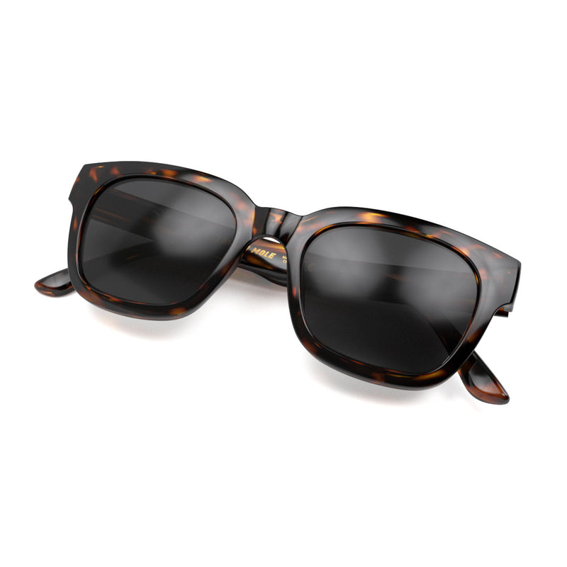 London Mole Tricky Sunglasses Gloss Tortoise Shell / Black