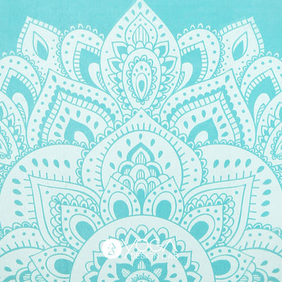 Yoga Design Lab Mat Yoga Towel Mandala Turquoise