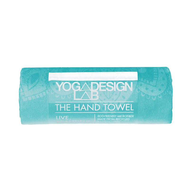 Yoga Design Lab Hand Yoga Towel Mandala Turquoise