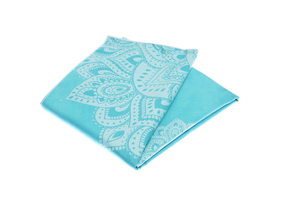 Yoga Design Lab Mat Yoga Towel Mandala Turquoise