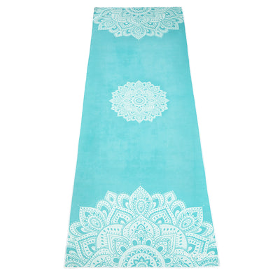 Yoga Design Lab Mat Yoga Towel Mandala Turquoise