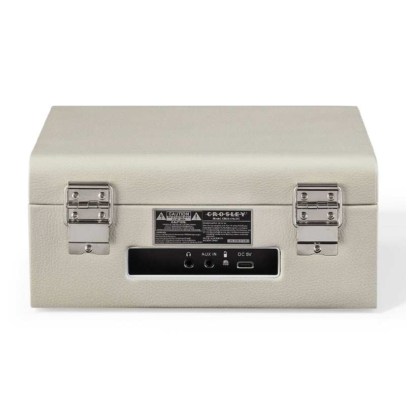 Crosley Voyager Portable Retro CD Player with Stereo Bluetooth Speakers, FM Radio - Dune