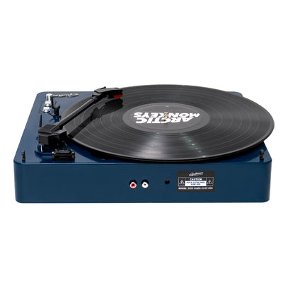 Gadhouse Brad MKII Record Player - Navy + Bundled Majority D40 Bluetooth Speakers