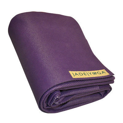 Jade Yoga Voyager Mat - Purple & Etekcity Scale for Body Weight and Fat Percentage - Black Bundle