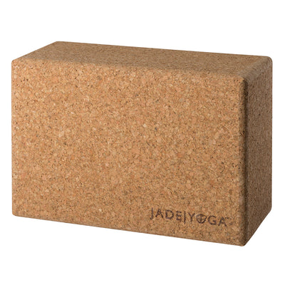 Jade Yoga Cork Yoga Block - Large