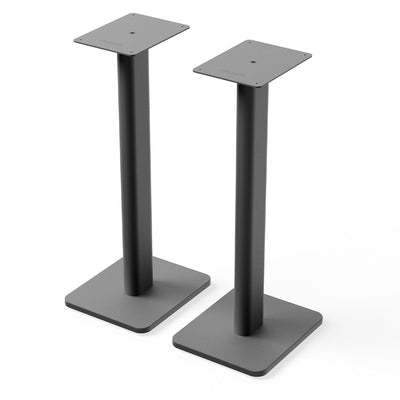 Kanto SPH Universal Height Adjustable Bookshelf Speaker Stands - Black, Pair