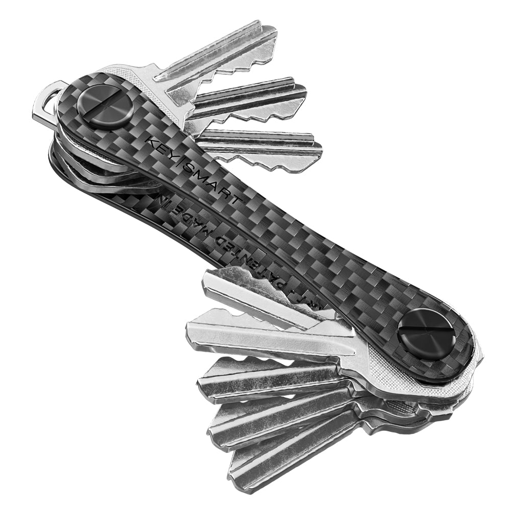 KeySmart Original Key Organizer | KeySmart Carbon Fiber 3K