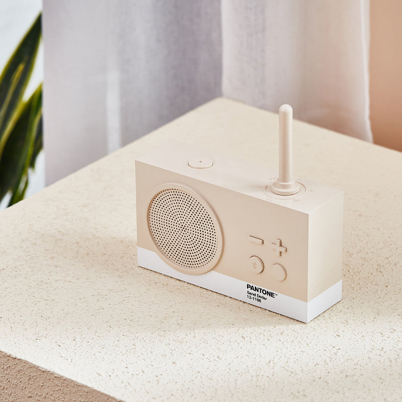 Lexon Thykho 3 Fm Radio & Bluetooth Speaker PANTONE - Sand