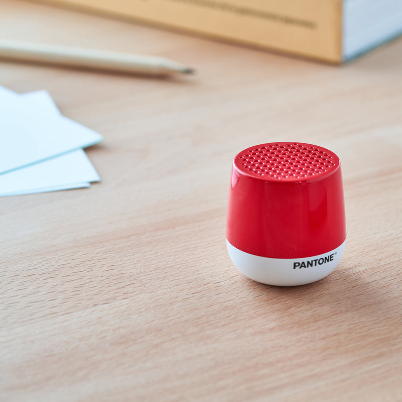 Lexon Mino+ Mini Bluetooth Speaker PANTONE - 2035 Red