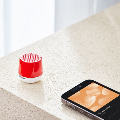 Lexon Mino+ Mini Bluetooth Speaker PANTONE - 2035 Red