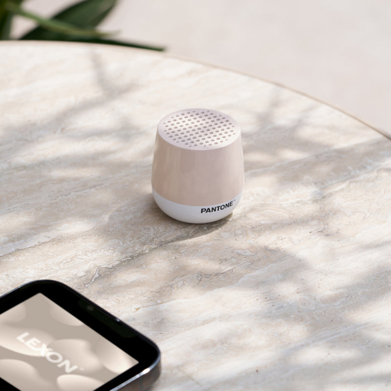 Lexon Mino+ Mini Bluetooth Speaker PANTONE - Sand