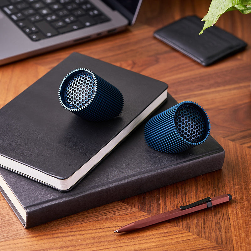 Lexon Ray Set Of Magnetic Bluetooth Speakers - Blue