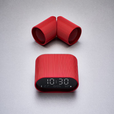 Lexon Ray Set Of Magnetic Bluetooth Speakers - Red