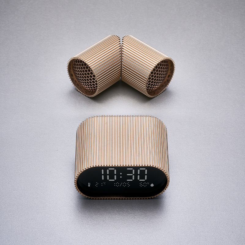 Lexon Ray Set Of Magnetic Bluetooth Speakers - Gold