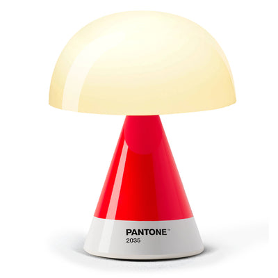 Lexon Mina M Medium Portable Led Lamp PANTONE -2035 Red