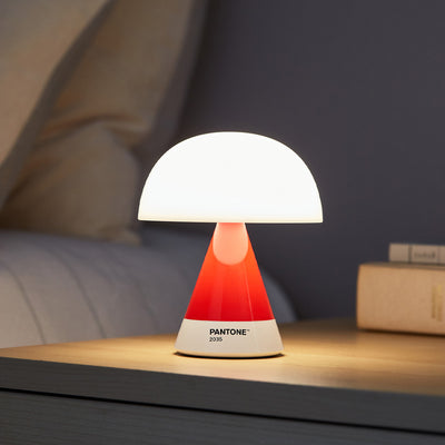 Lexon Mina M Medium Portable Led Lamp PANTONE -2035 Red