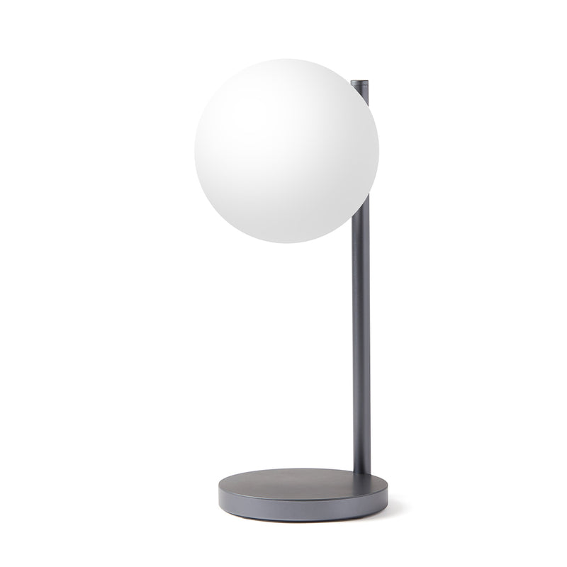 Lexon Bubble Desk Lamp With Built-In Wireless Charger - Gunmetal