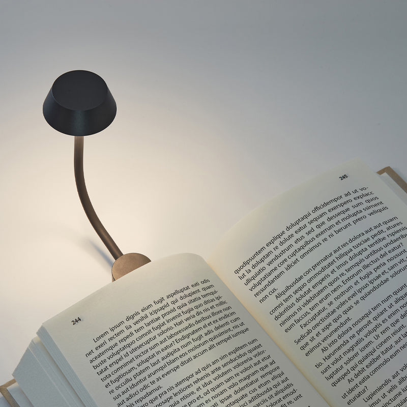 Lexon Mimi Flexible LED Lamp - Gunmetal