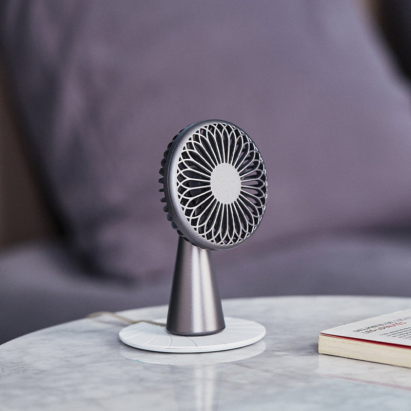 Lexon Wino Mini Portable Fan - Gunmetal